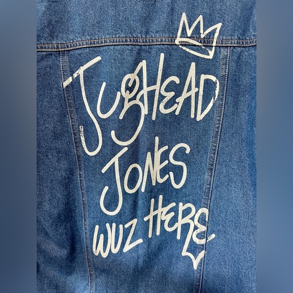 Riverdale 'Jughead Jones Waz Here' Sherpa Denim Jean Jacket - Medium - Picture 8 of 9